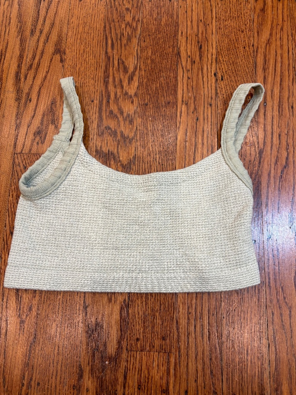 3 for $20 Boho Modal Bralette Crop Top | Sage Green | XS/S